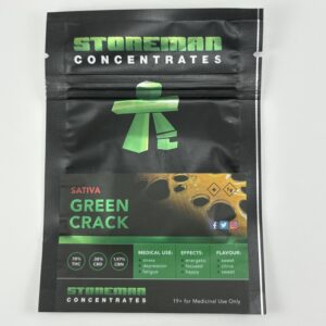 Stoneman Concentrates: Sativa Green Crack Shatter