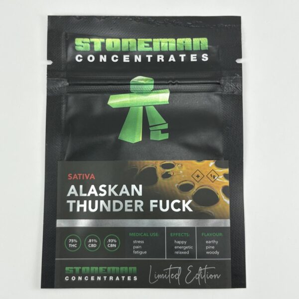 Stoneman Concentrates: Sativa Alaskan Thunder Fuck Shatter