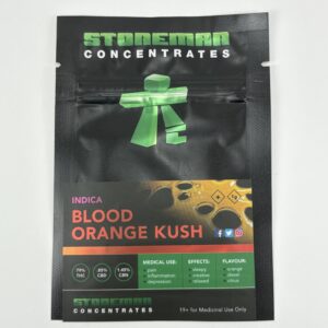 Stoneman Concentrates: Indica Blood Orange Kush Shatter