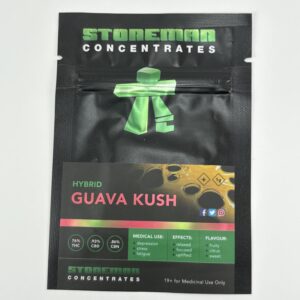 Stoneman Concentrates: Hybrid Guava Kush Shatter