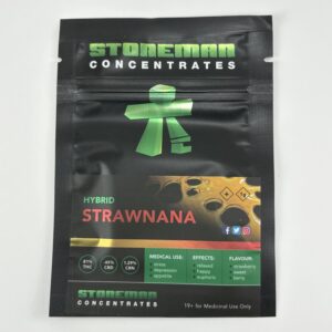 Stoneman Concentrates: Hybrid Strawnana Shatter