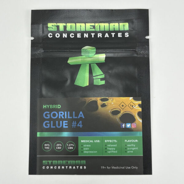 Stoneman Concentrates: Hybrid Gorilla Glue #4 Shatter